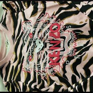 KENZO Embroidered Zebra Print Sweater Girls Size12